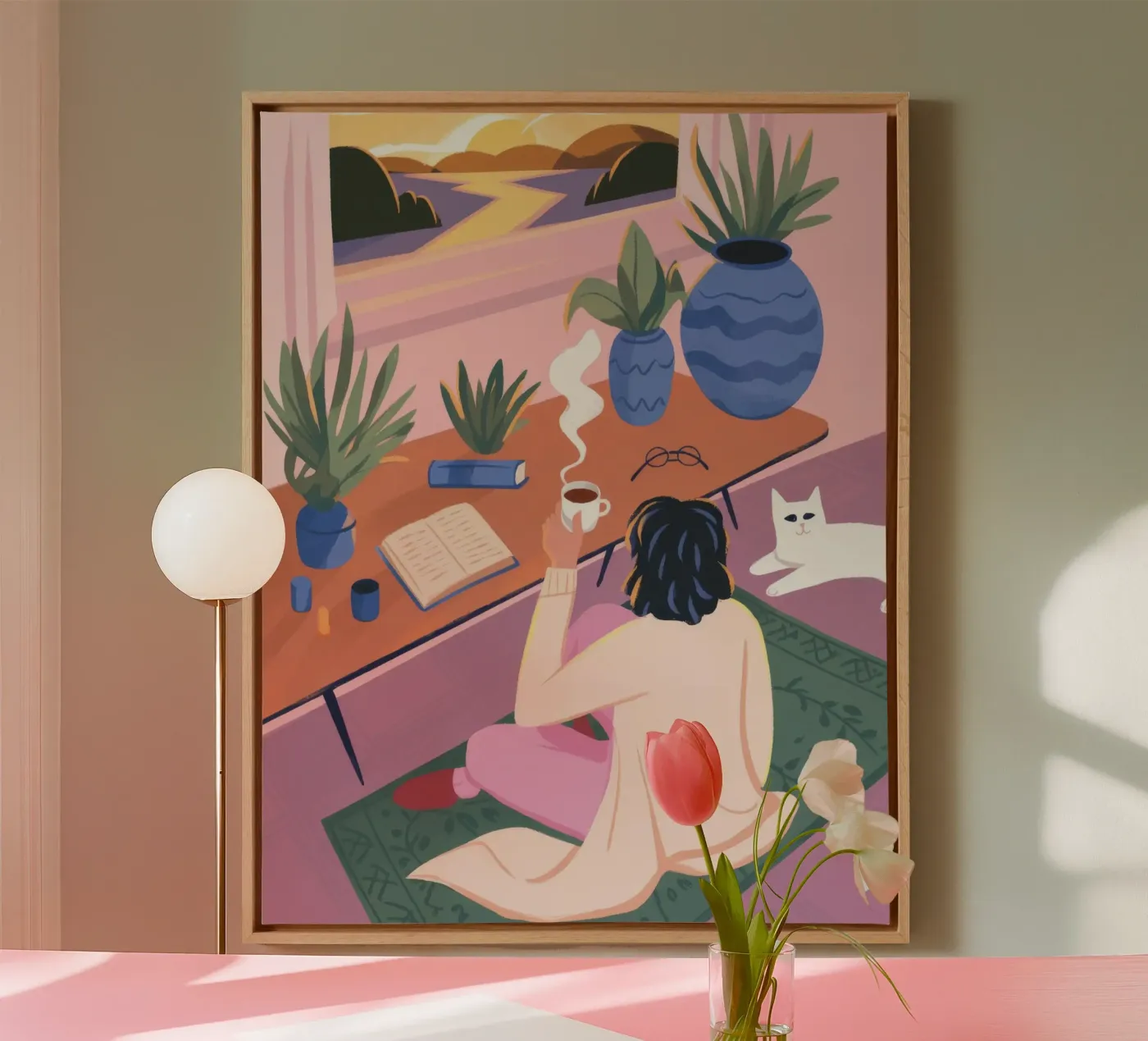 Creative Solitude Leinwand von Atelier Tiga