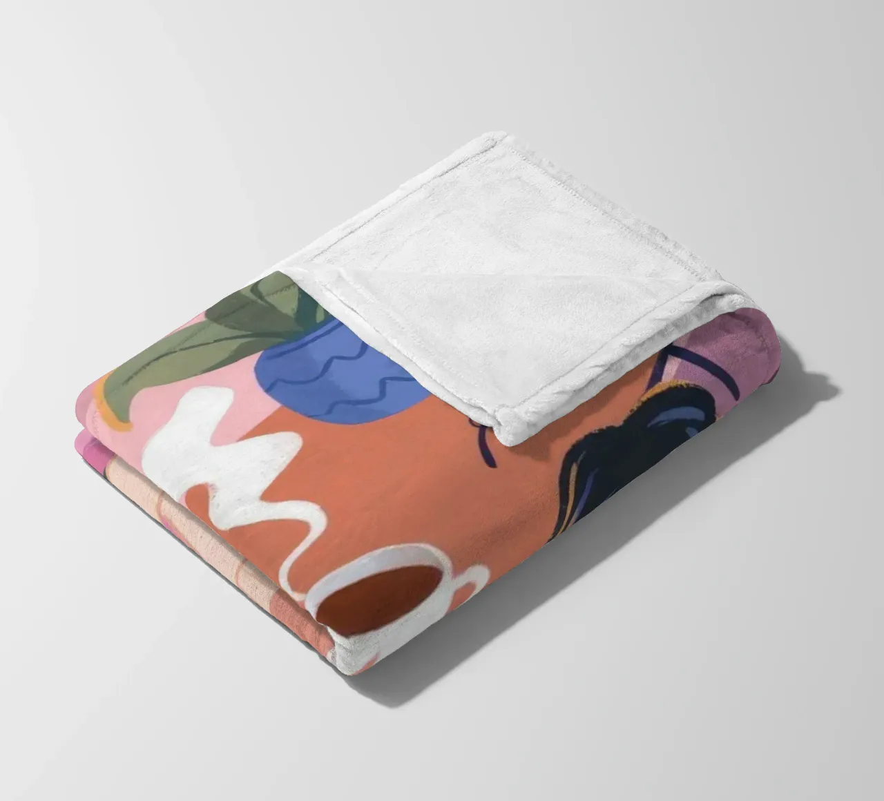 Creative Solitude fleece blanket by Atelier Tiga