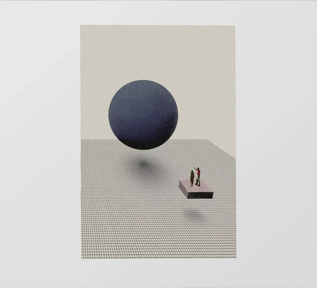 Let's Start From Scratch telo in pvc da Maarten Léon