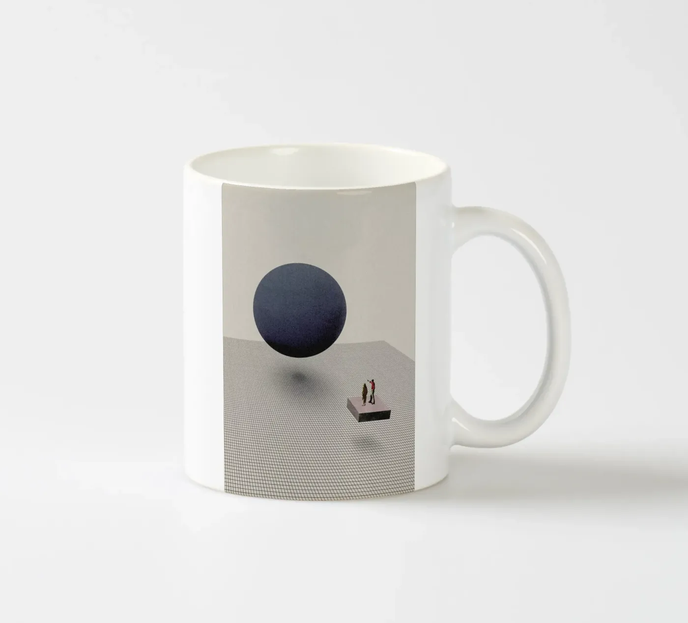 Let's Start From Scratch ceramic mug by Maarten Léon