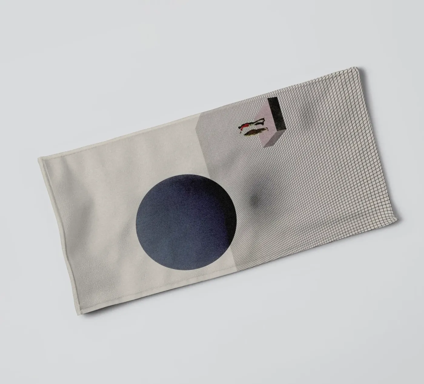 Let's Start From Scratch towel by Maarten Léon