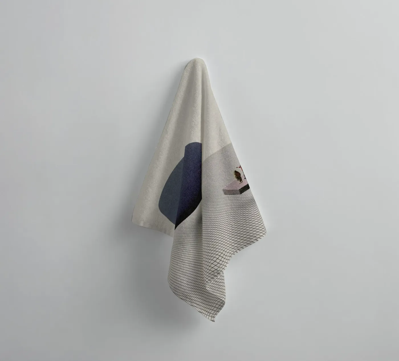 Let's Start From Scratch towel by Maarten Léon