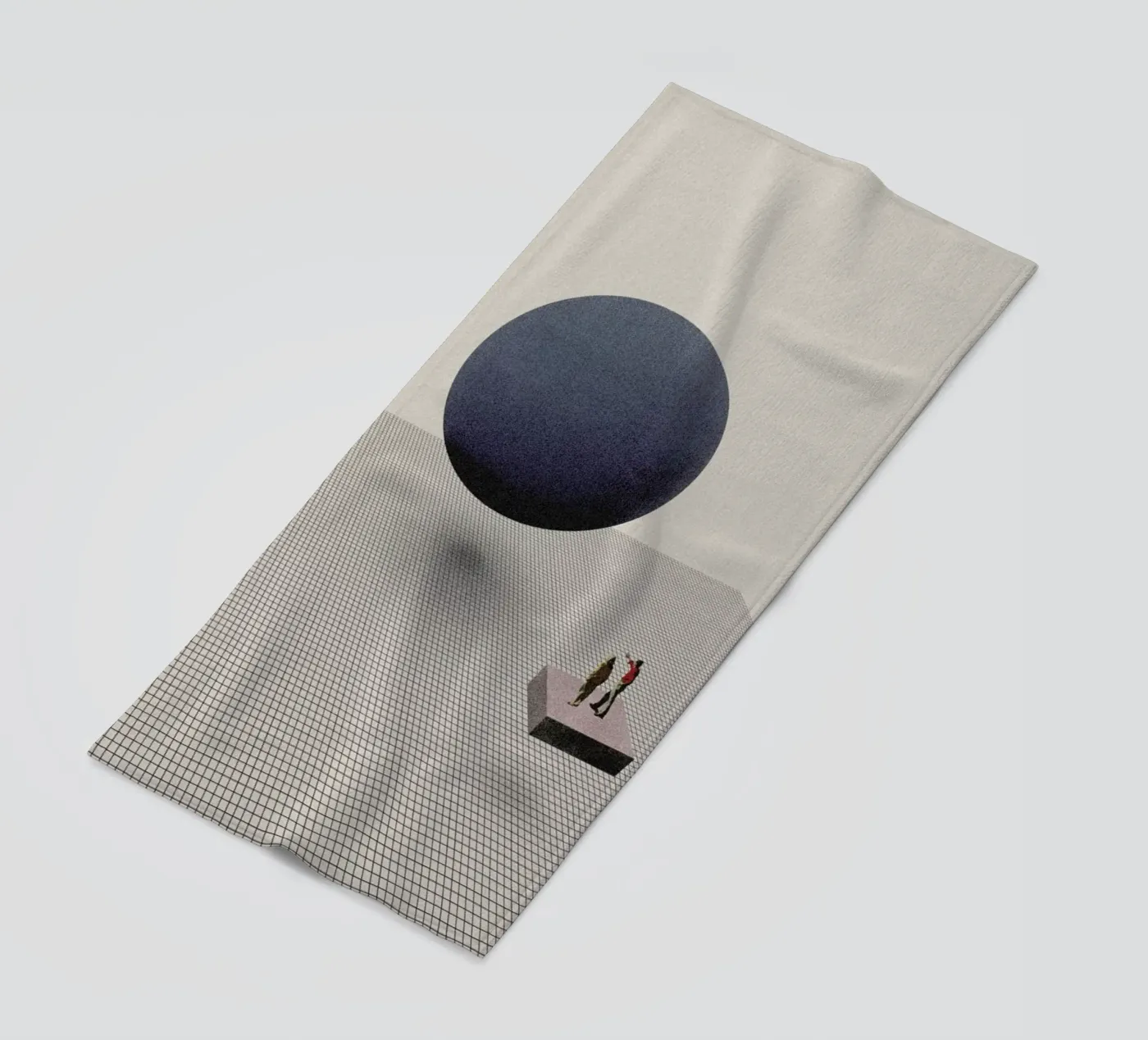 Let's Start From Scratch beach towel by Maarten Léon