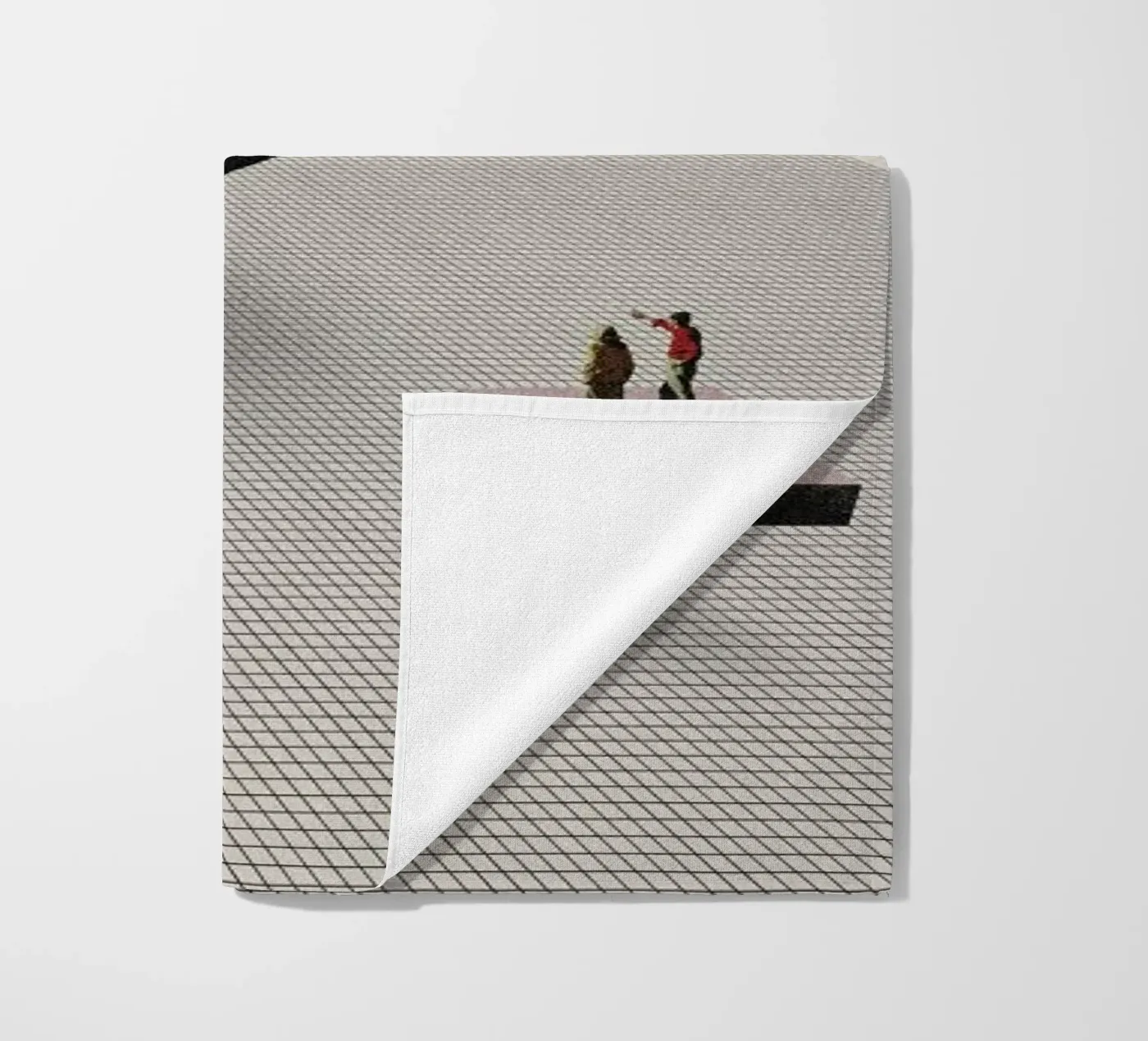 Let's Start From Scratch beach towel by Maarten Léon