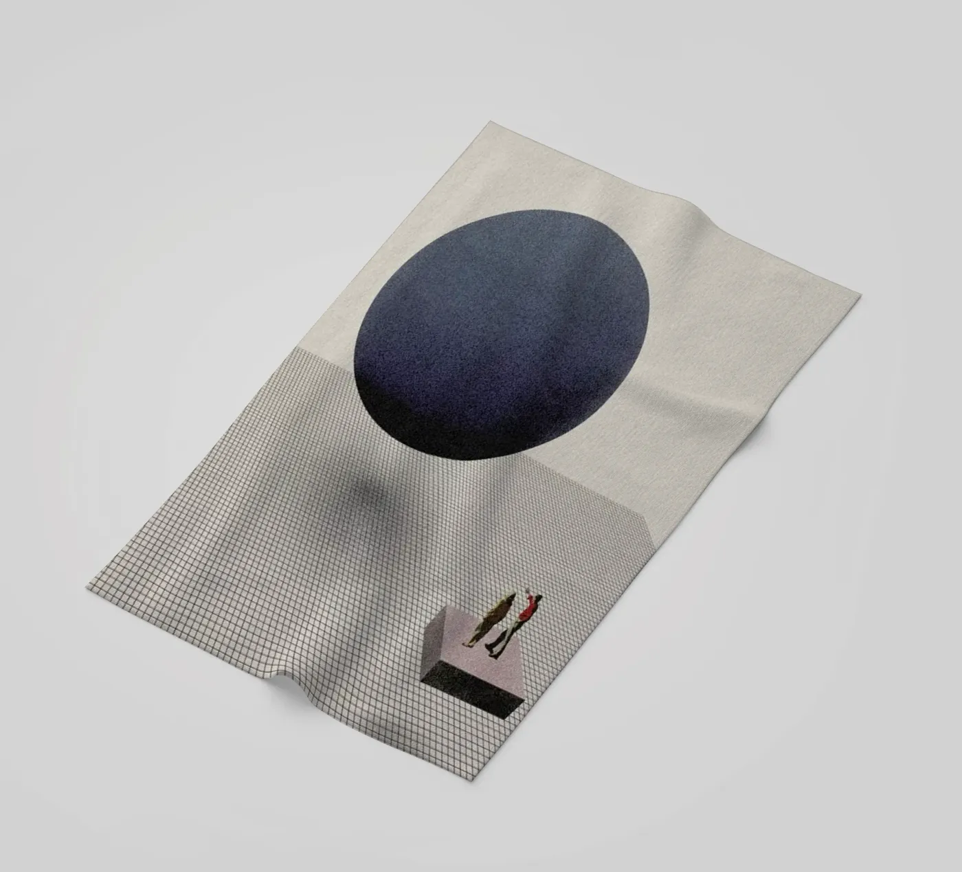 Let's Start From Scratch beach towel by Maarten Léon
