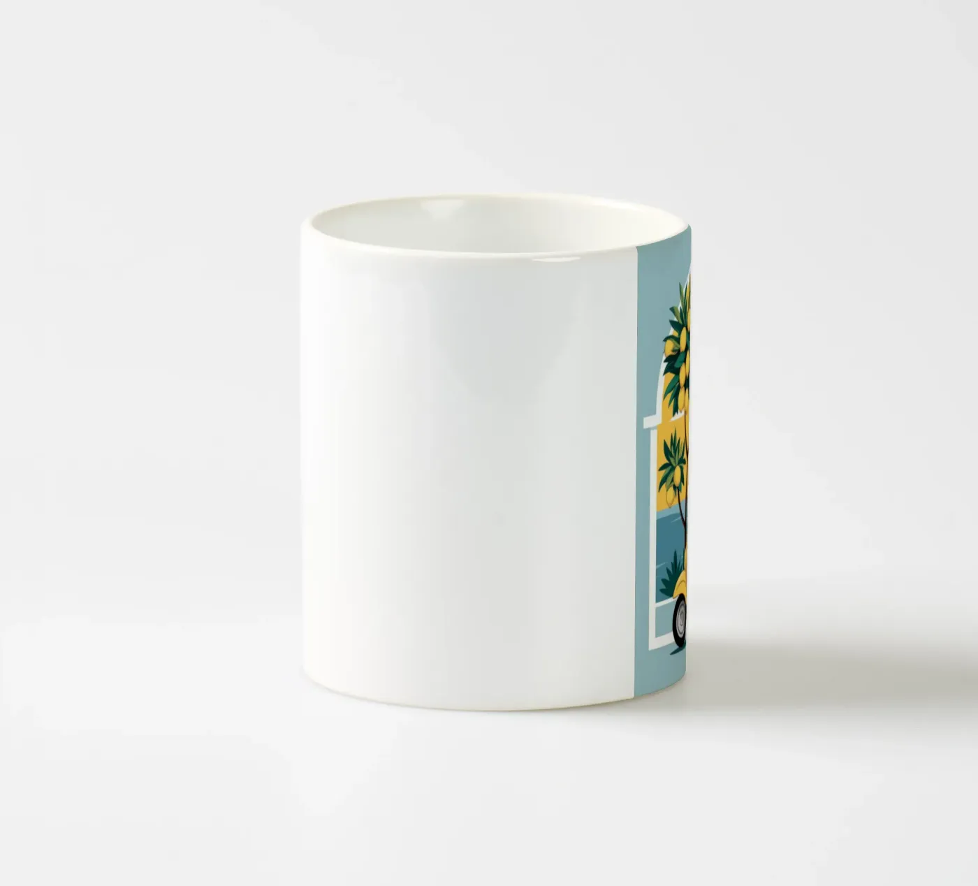 Mediterranean Escape ceramic mug by Atelier Tiga