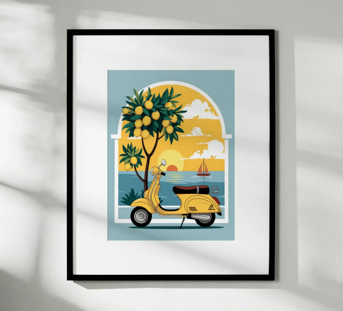 Mediterranean Escape poster by Atelier Tiga