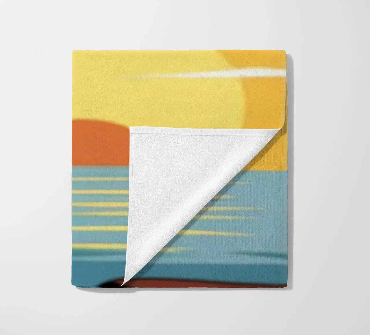 Fuga nel Mediterraneo telo mare da Atelier Tiga