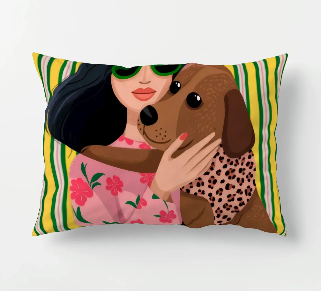 Accogliente abbraccio canino cuscino da Atelier Tiga