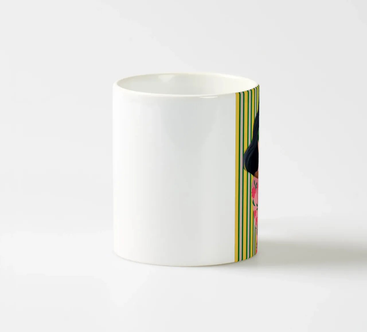 Accogliente abbraccio canino tazza in ceramica da Atelier Tiga
