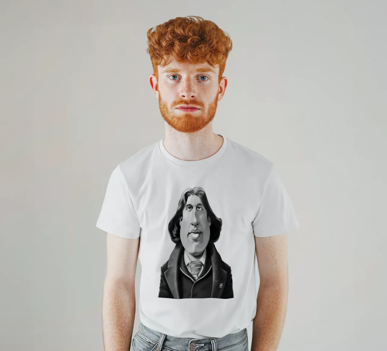 Oscar Wilde t-shirt by Rob Art | Illustration
