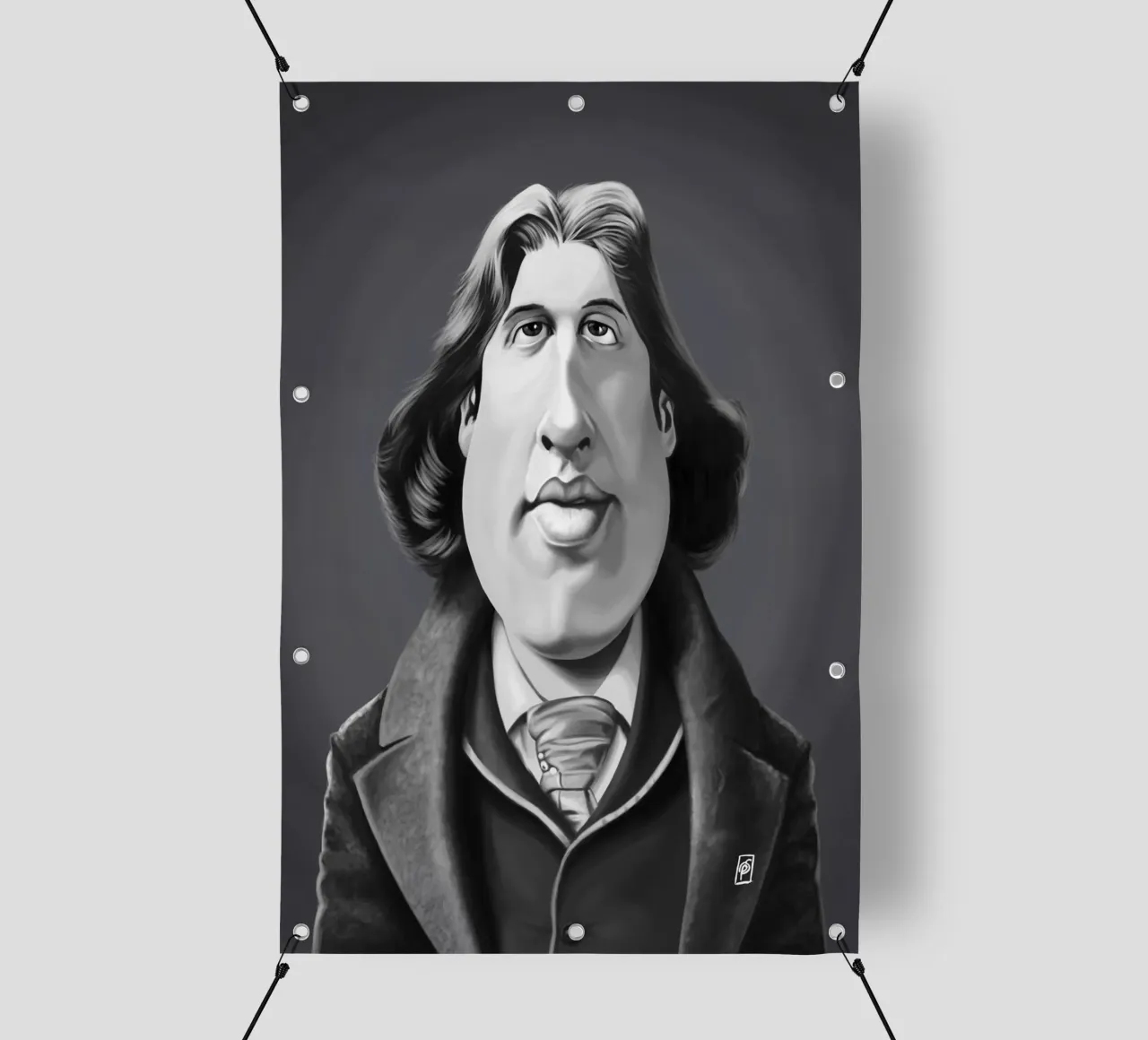 Oscar Wilde telo in pvc da Rob Art | Illustration