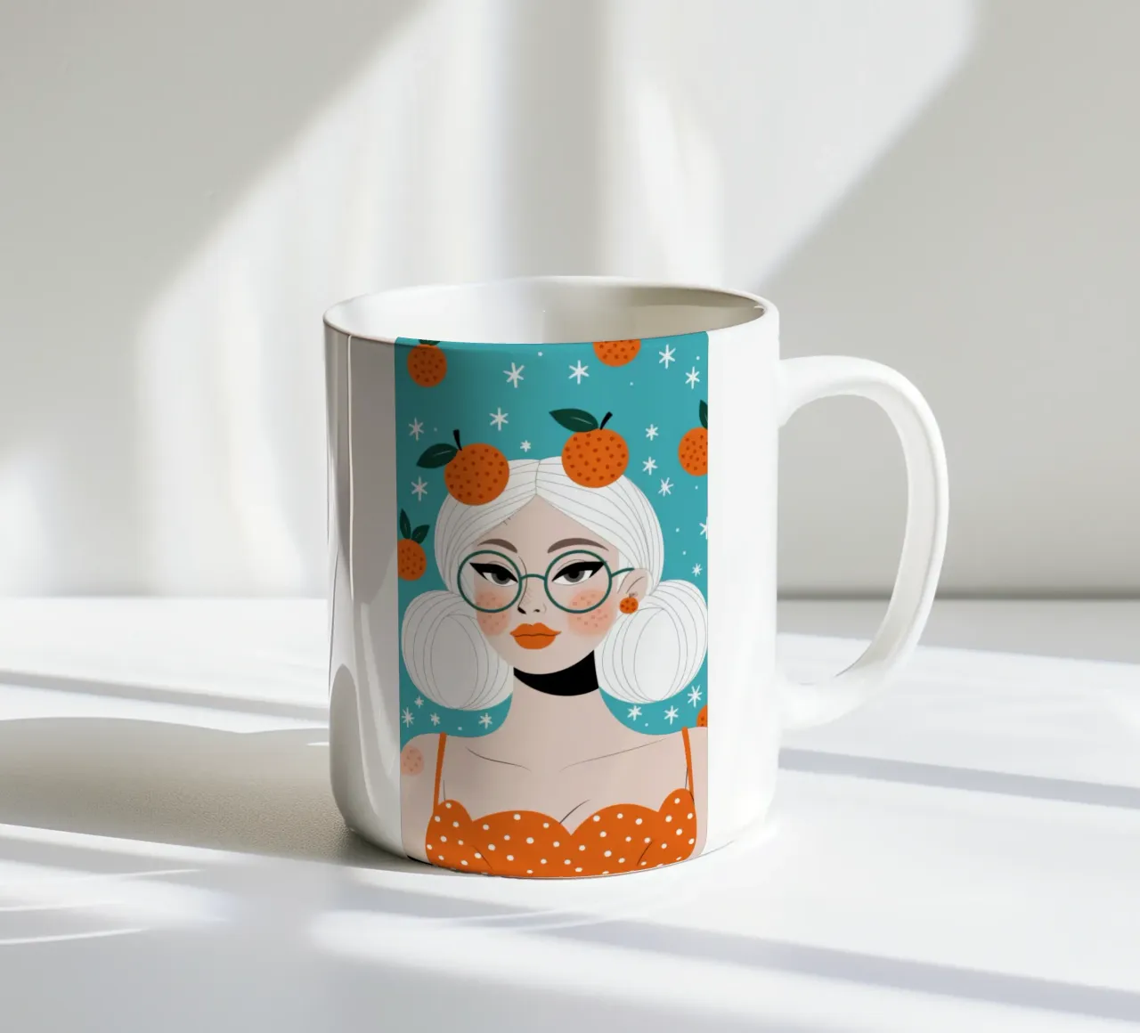 Fascino Retro Pop tazza in ceramica da Atelier Tiga