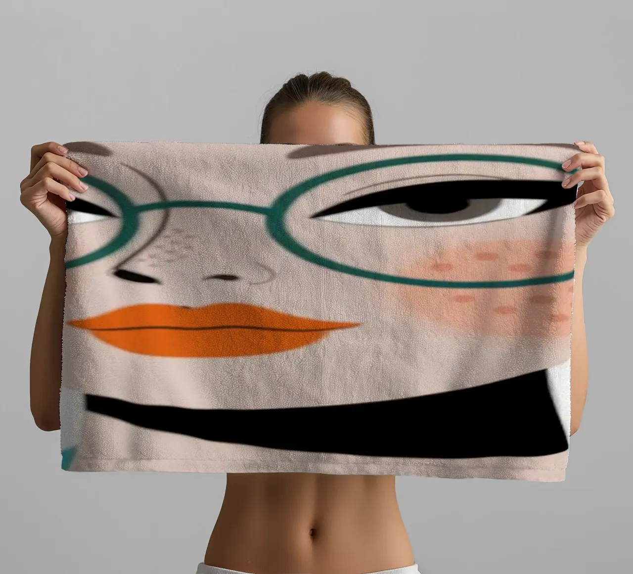 Fascino Retro Pop asciugamano da bagno da Atelier Tiga