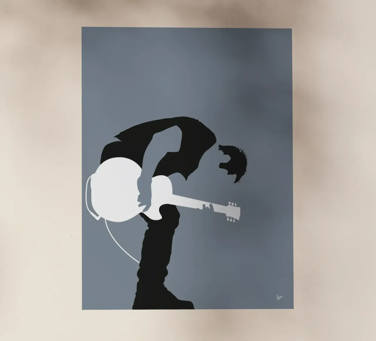 No197 Nine Inch Nails backlit film by Iconic Rockstars