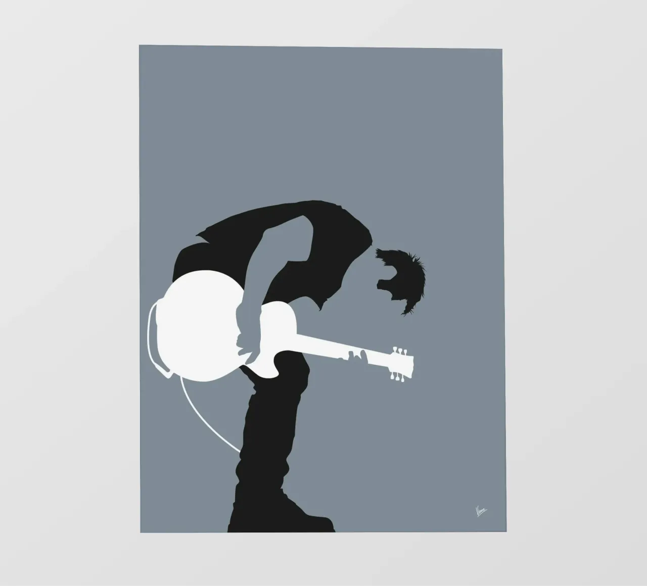 No197 Nine Inch Nails backlit film by Iconic Rockstars
