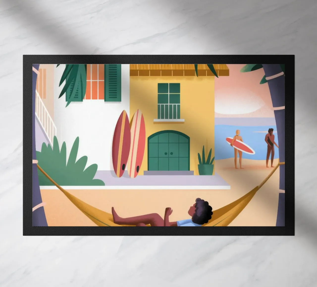 Hammock Bliss doormat by Atelier Tiga