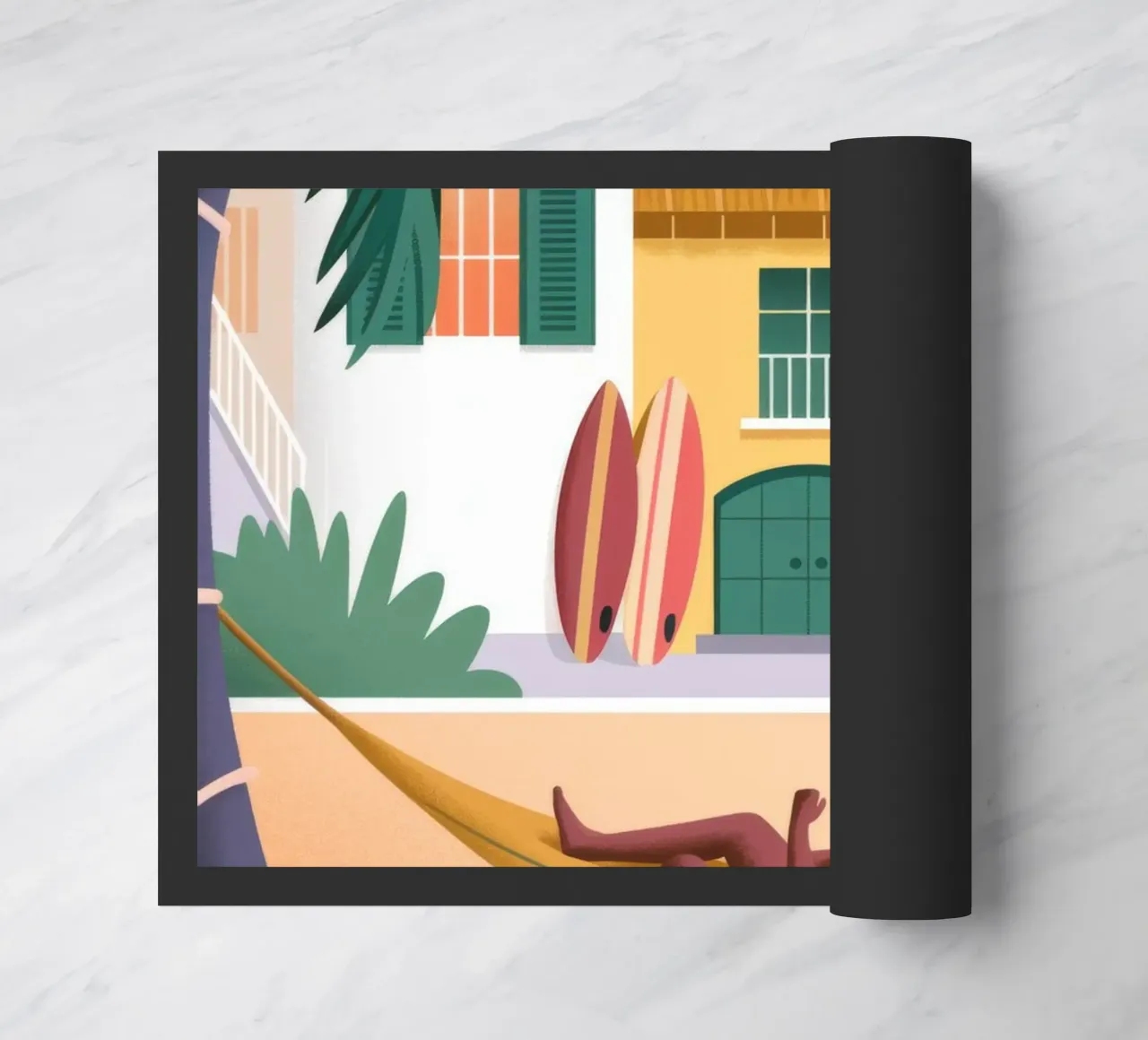 Hammock Bliss doormat by Atelier Tiga