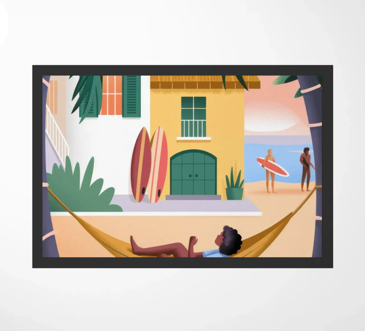 Hammock Bliss doormat by Atelier Tiga