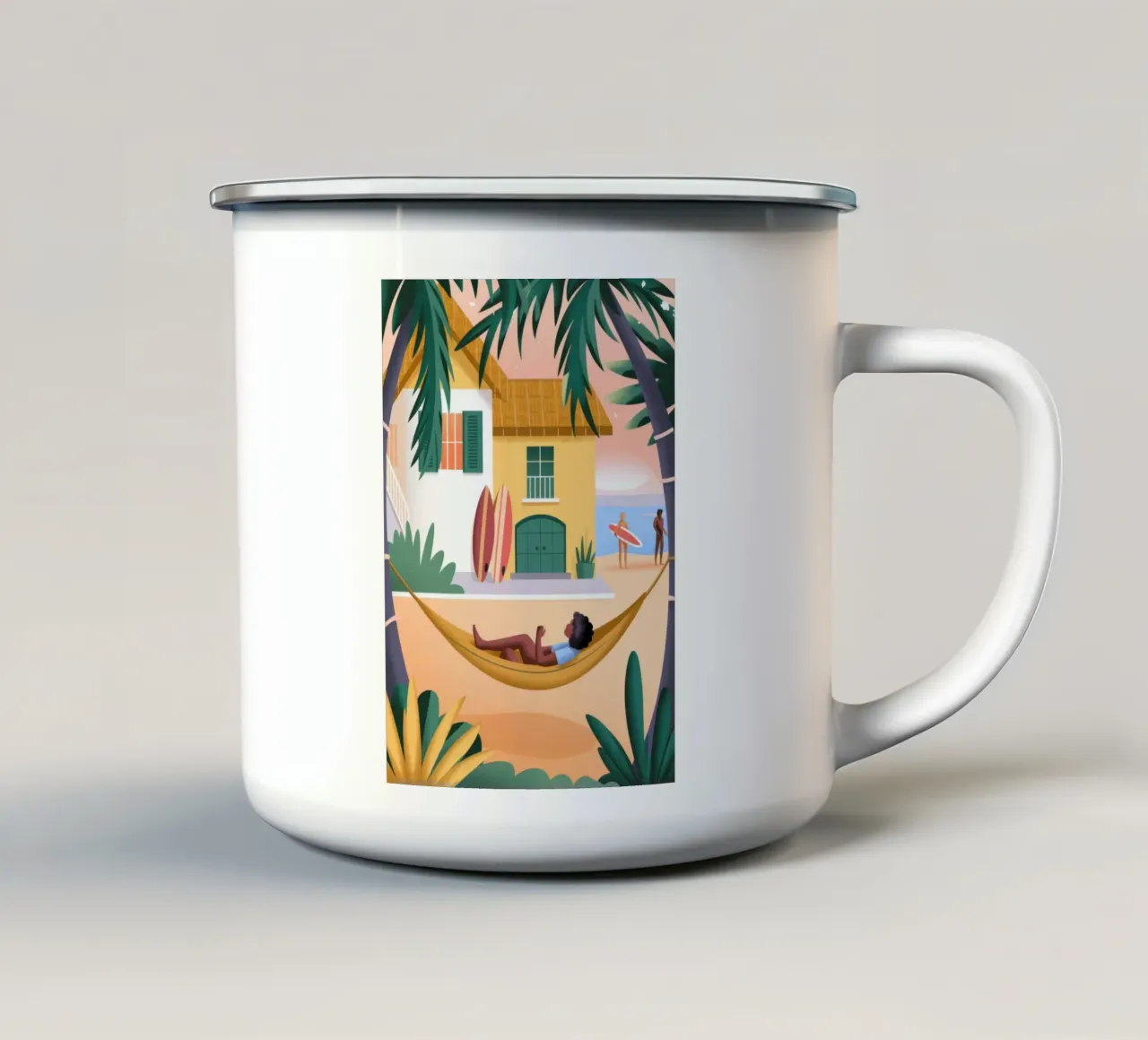 Amaca Bliss tazza in smalto da Atelier Tiga