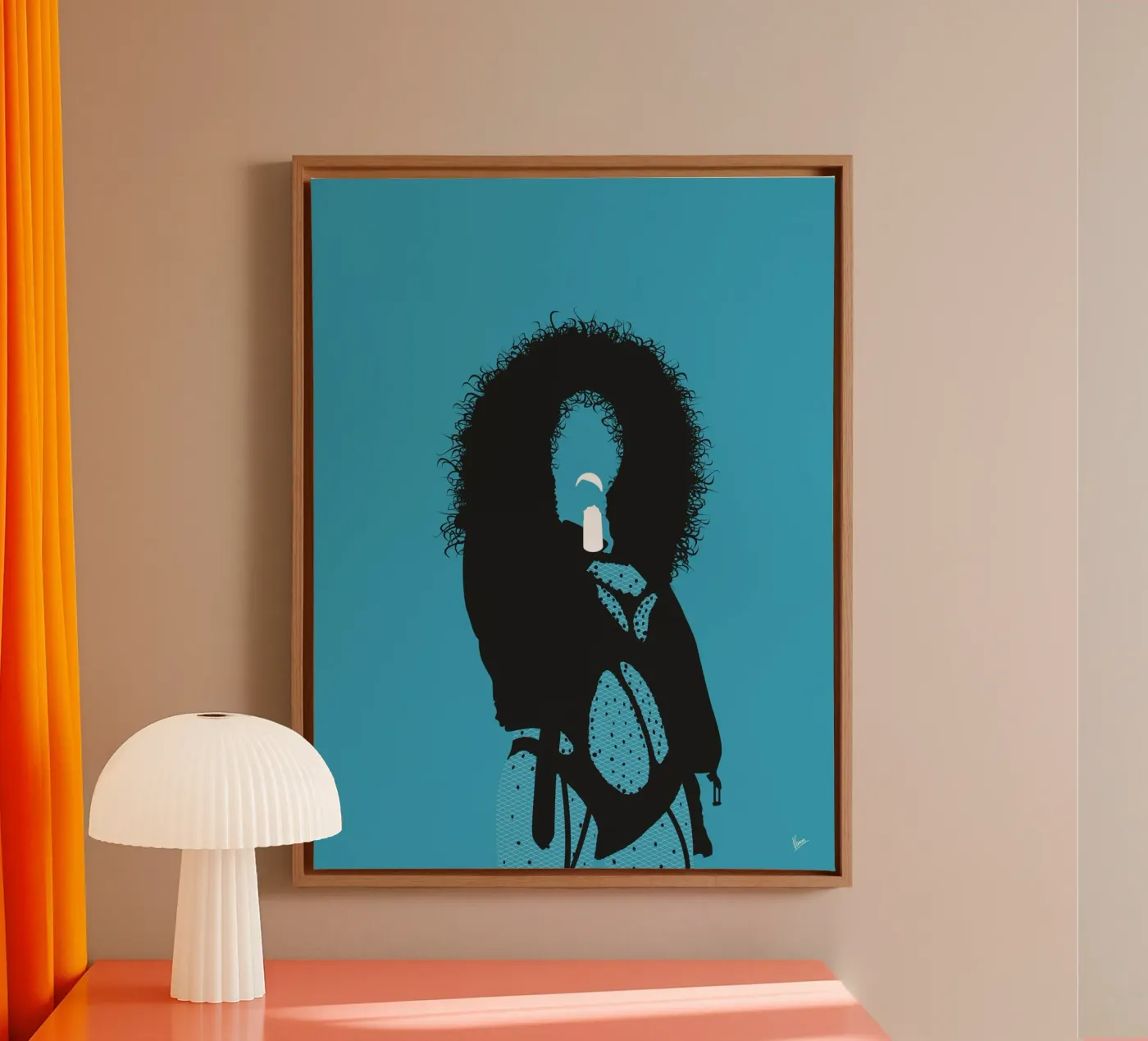 No205 CHER tela da Iconic Rockstars