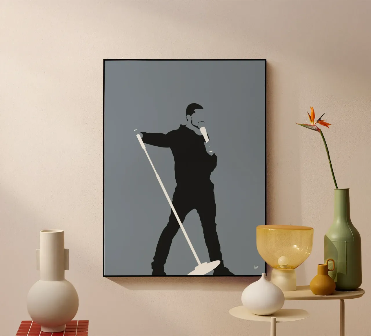 No207 Usher plexiglass da Iconic Rockstars