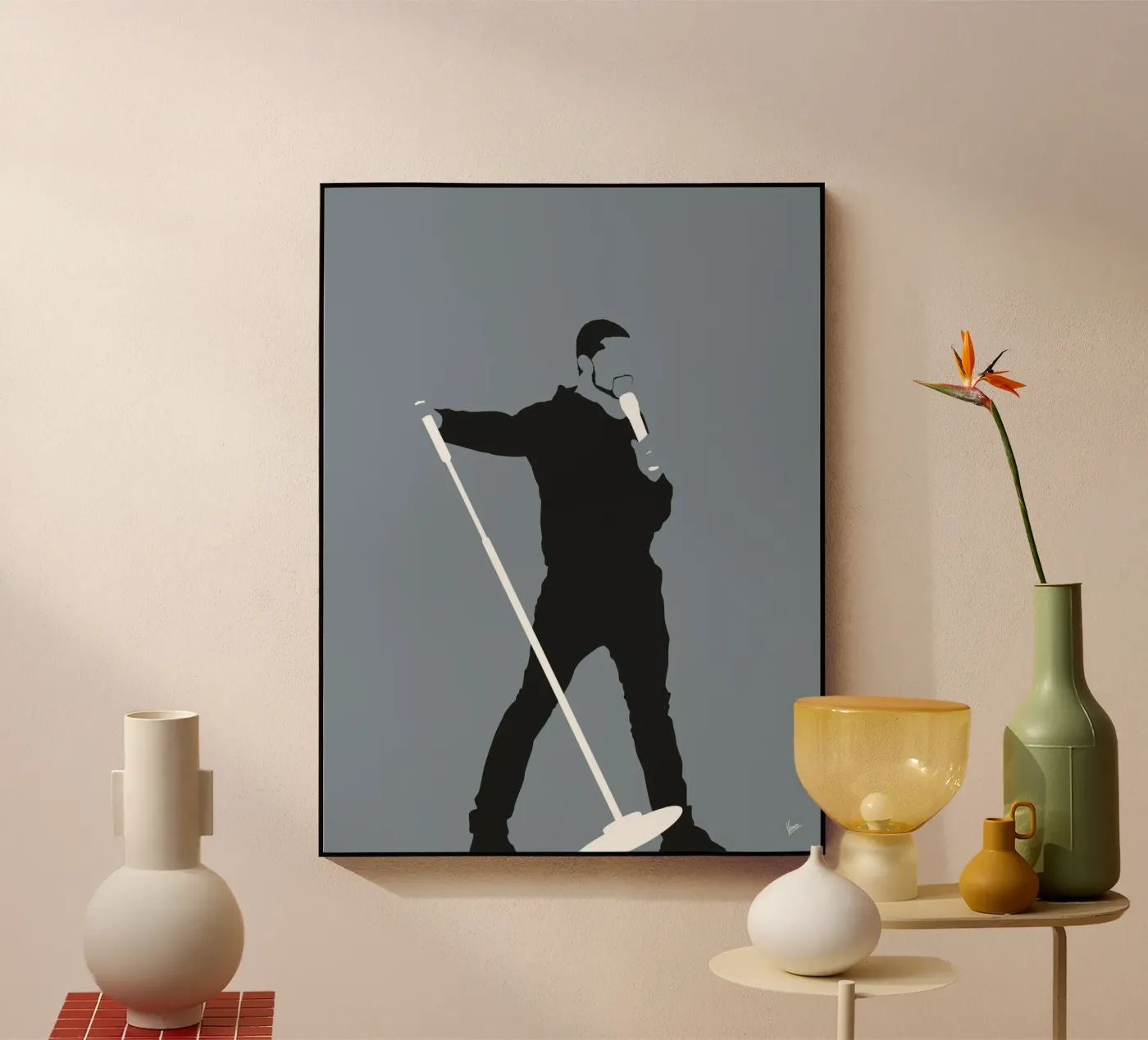 No207 Usher plexiglass da Iconic Rockstars