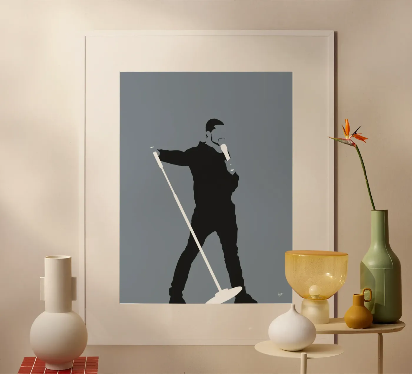 No207 Usher poster by Iconic Rockstars