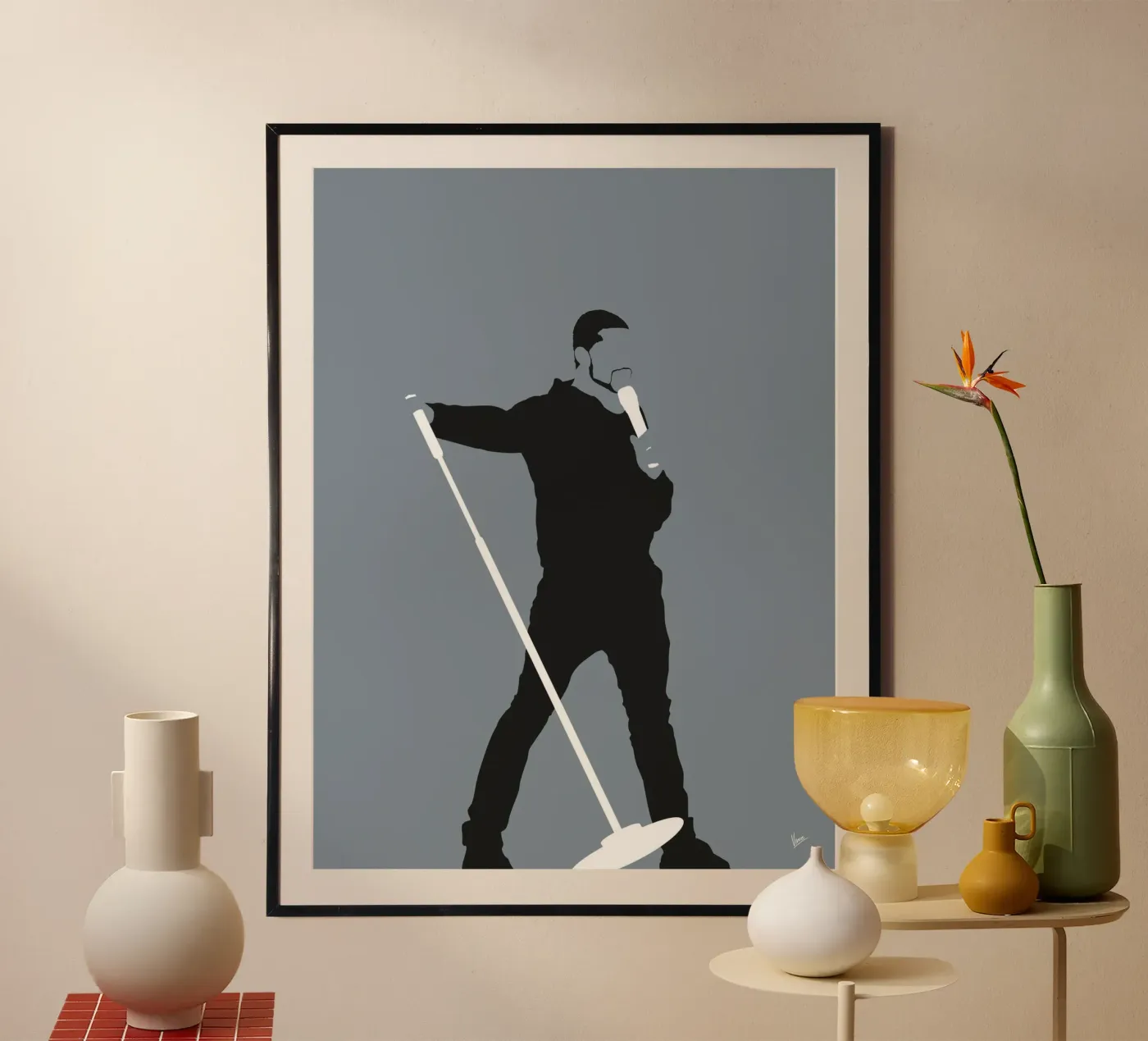 No207 Usher poster by Iconic Rockstars