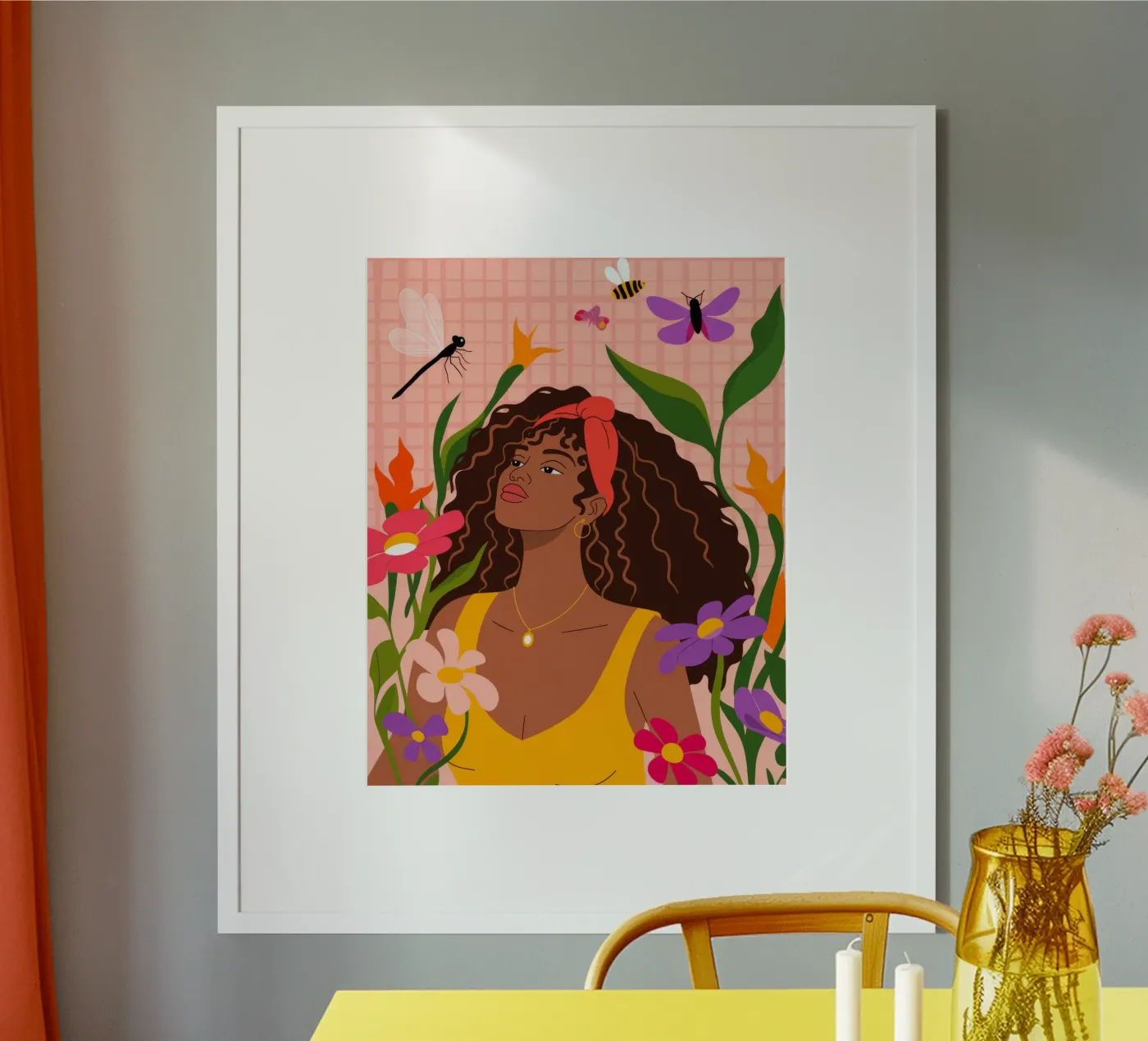 Floral Daydream poster van Atelier Tiga