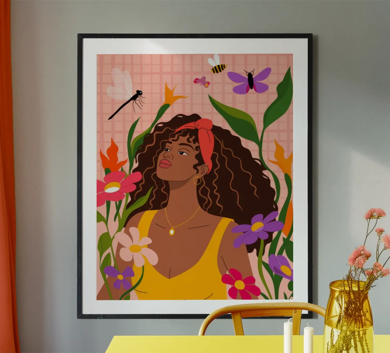 Sogno floreale ad occhi aperti carta hahnemühle da Atelier Tiga