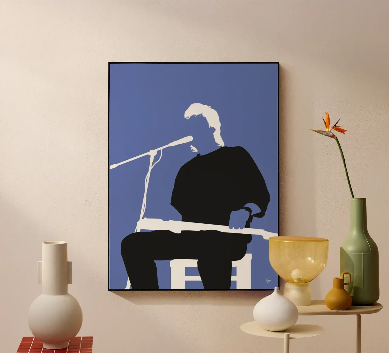 No208 Jeff Healey plexiglass da Iconic Rockstars