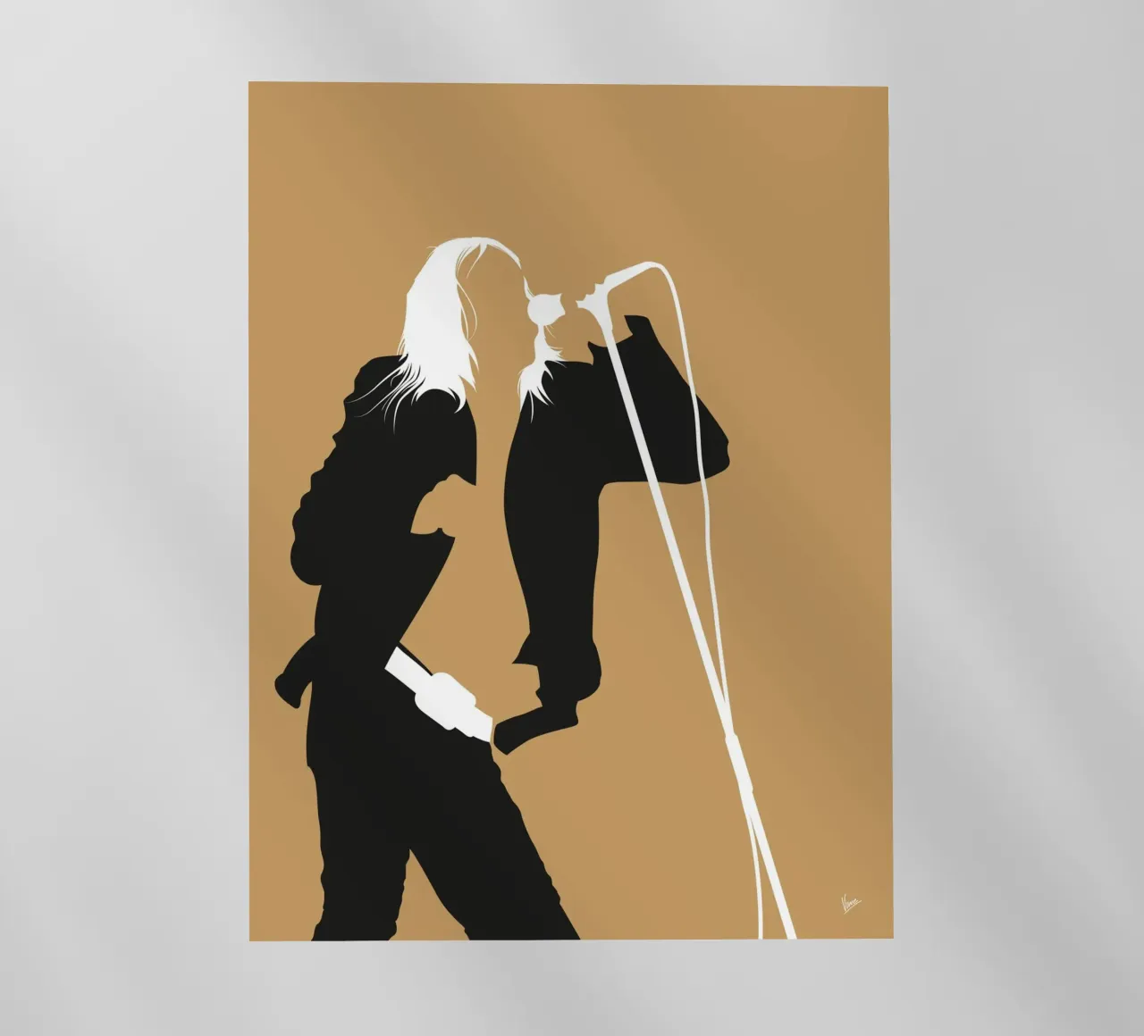 No210 IGGY POP pellicola backlit da Iconic Rockstars