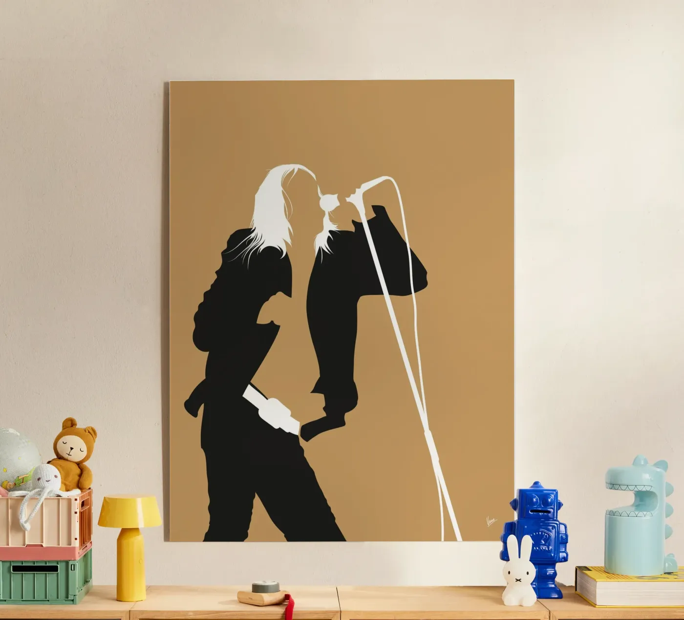 No210 IGGY POP plexiglass da Iconic Rockstars