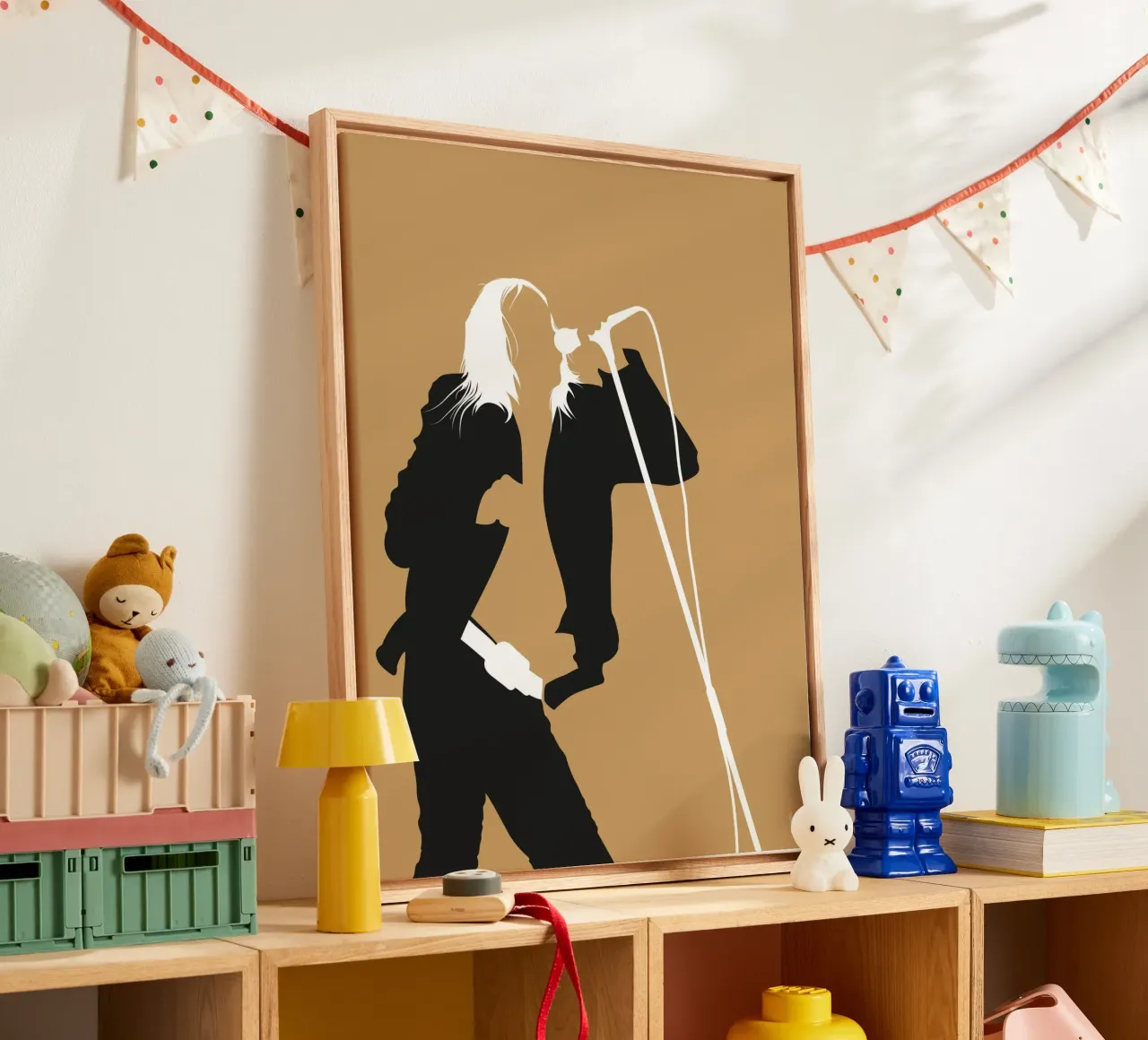 No210 IGGY POP canvas by Iconic Rockstars