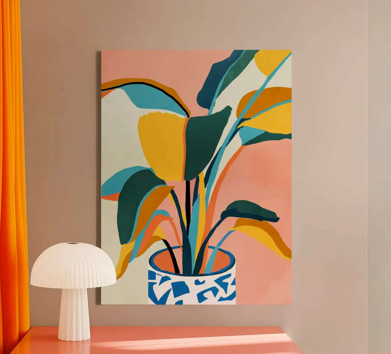 Nature Does Not Hurry Yet Everything Is Accomplished canvas with Floater frame by 83oranges