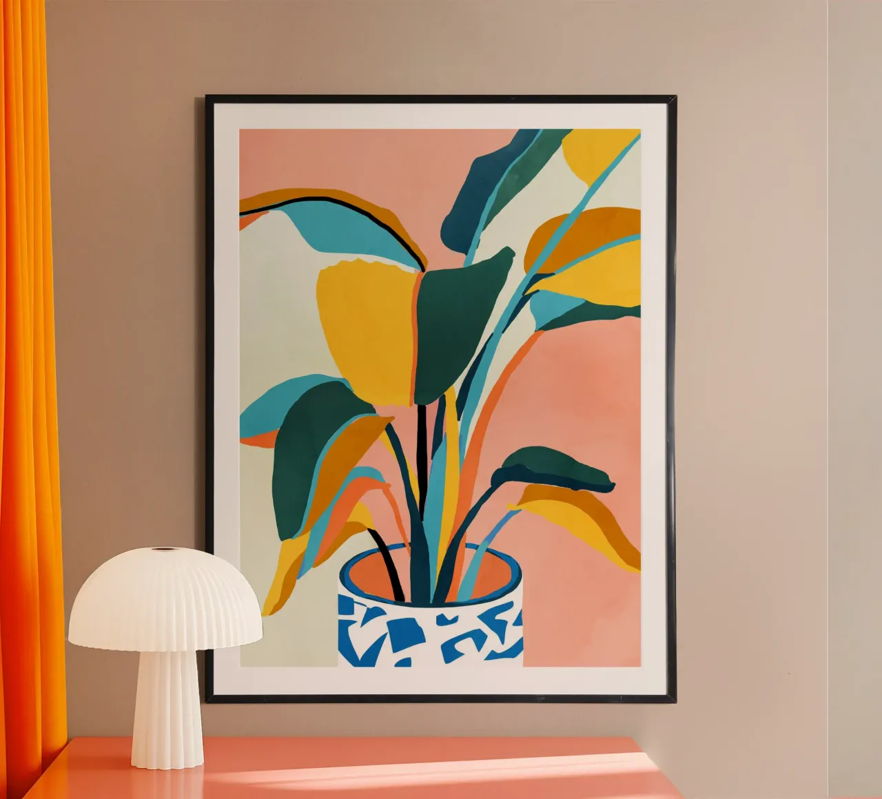 La natura non ha fretta eppure tutto è compiuto poster con telaio in legno da 83oranges