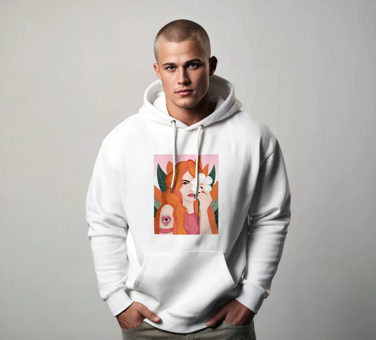 Riflessione mistica felpa con cappuccio da Atelier Tiga