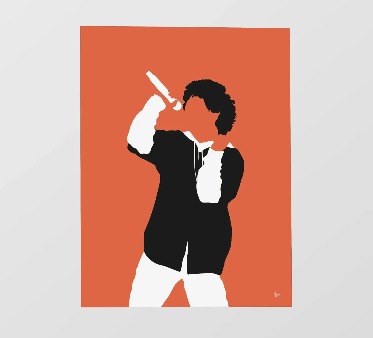 No223 BRUNO MARS telo in pvc da Iconic Rockstars