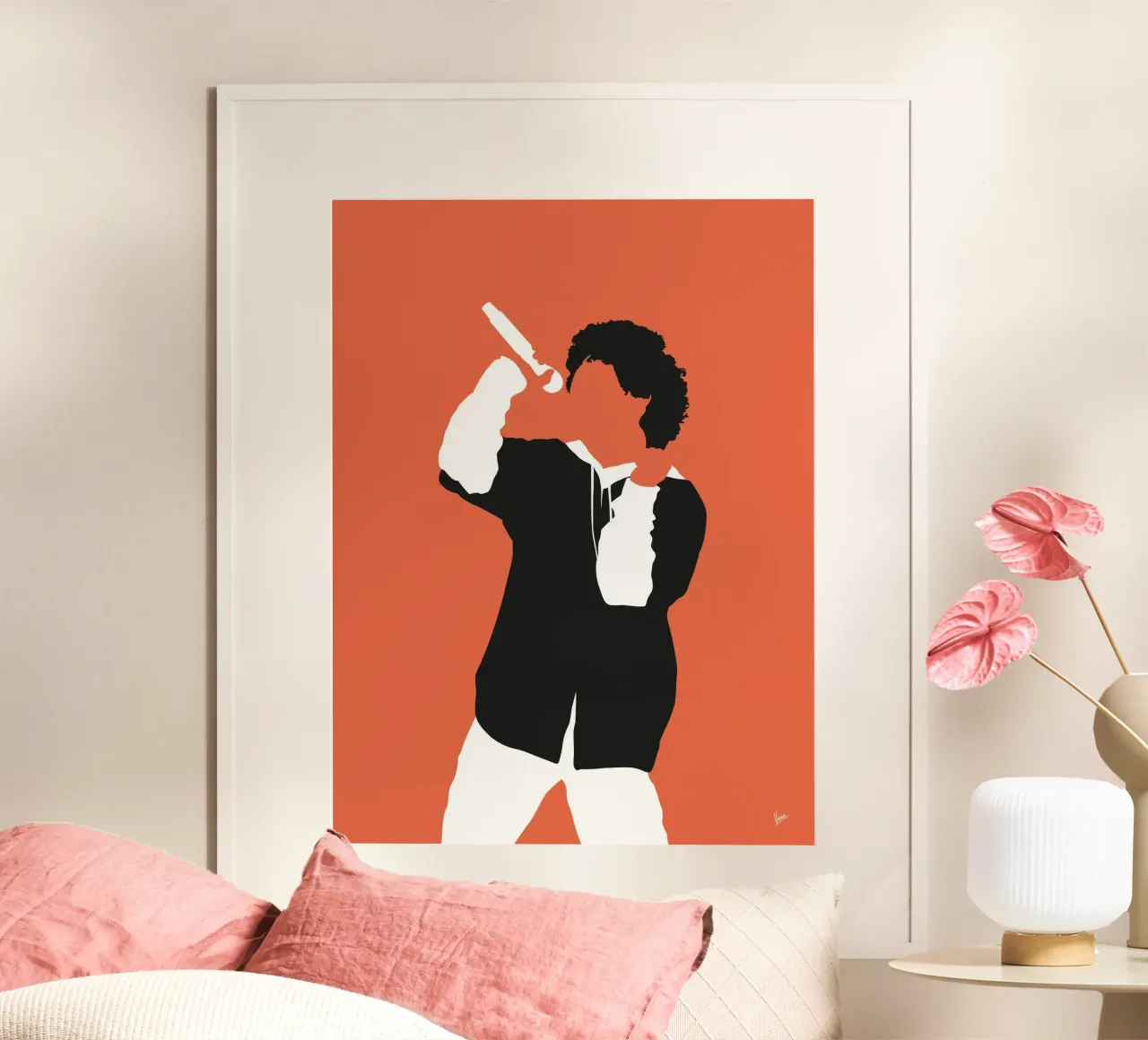 No223 BRUNO MARS carta hahnemühle da Iconic Rockstars