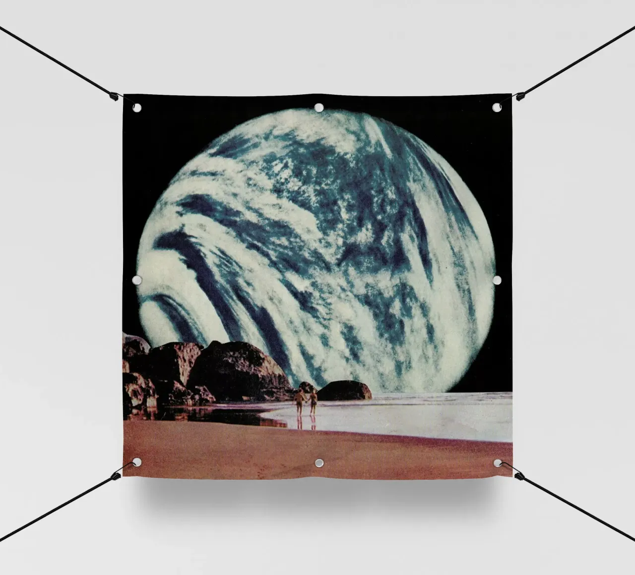 Long Walks on The Beach telo in pvc da Jesse Treece