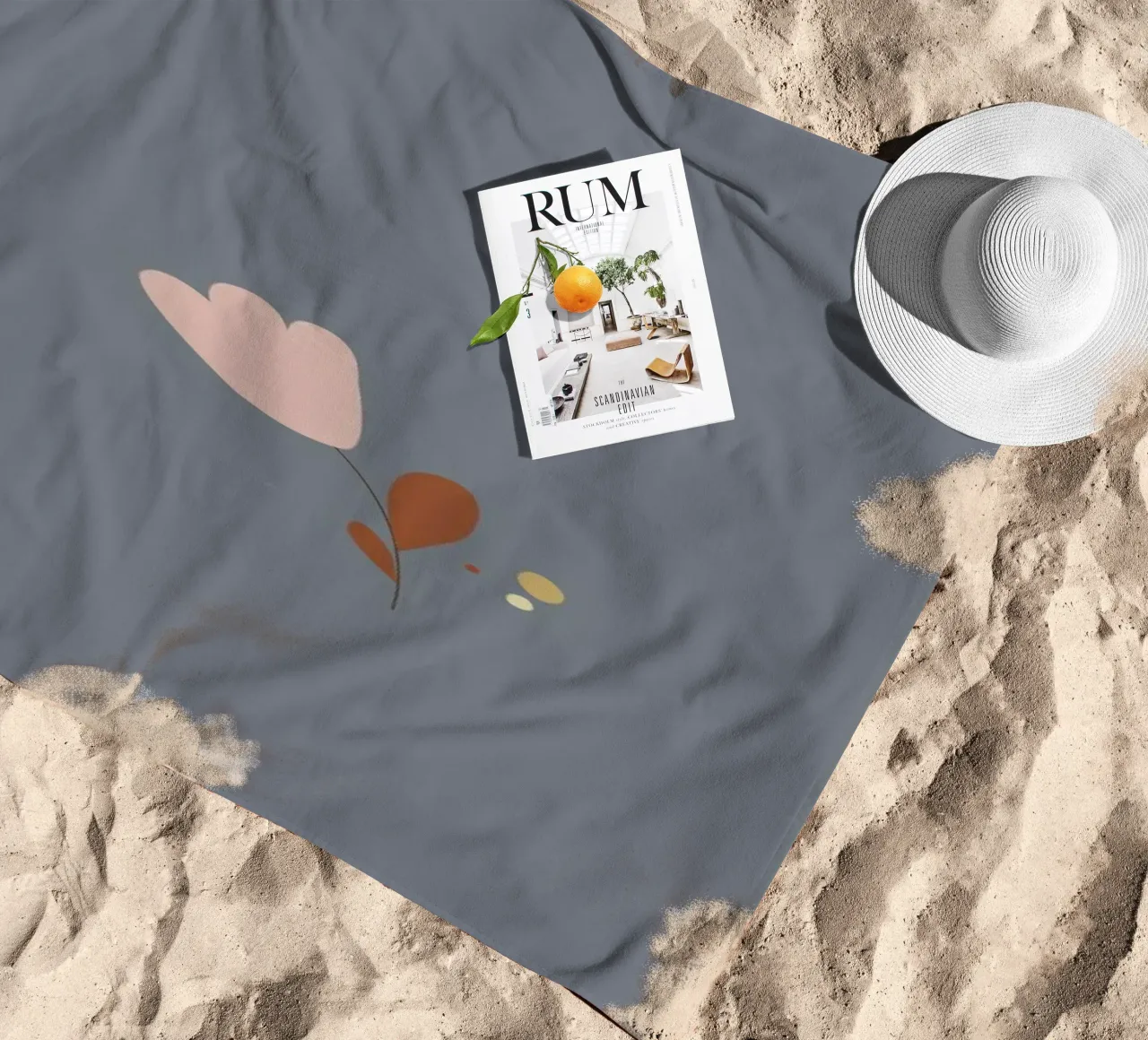 Flower3 beach towel by 170QM