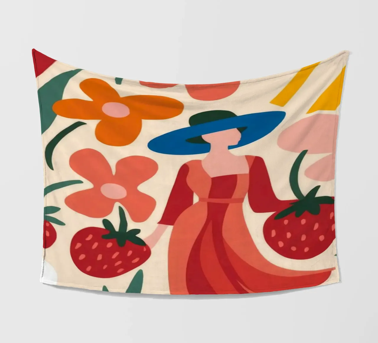 Delizia di sole alla fragola coperta in pile da Atelier Tiga