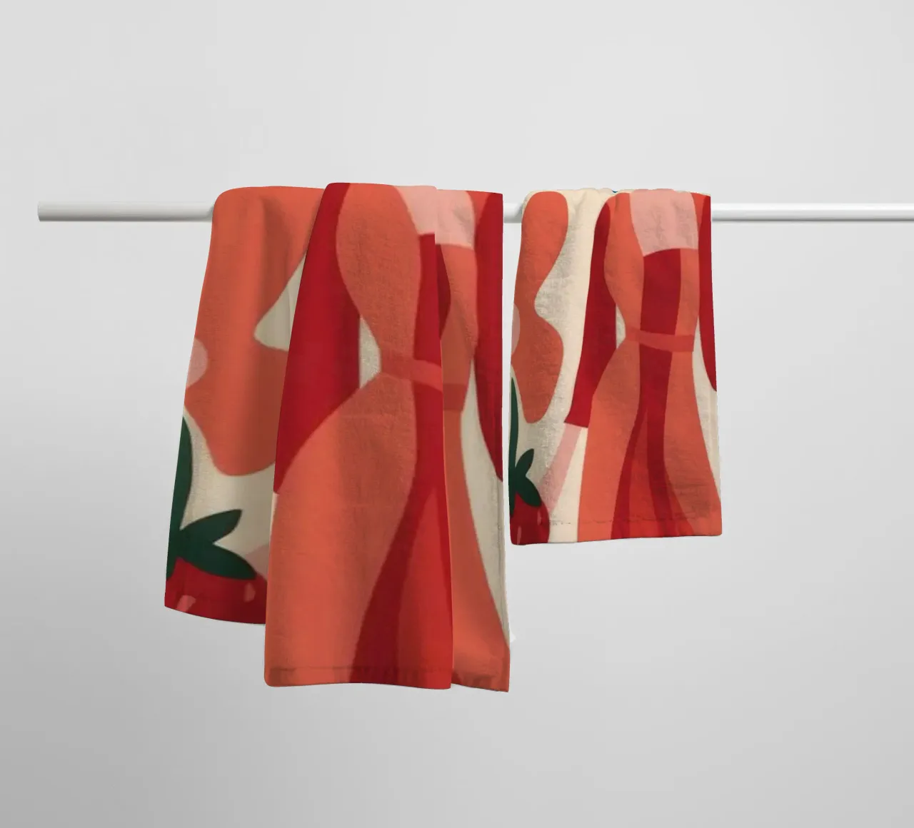 Delizia di sole alla fragola asciugamano da bagno da Atelier Tiga