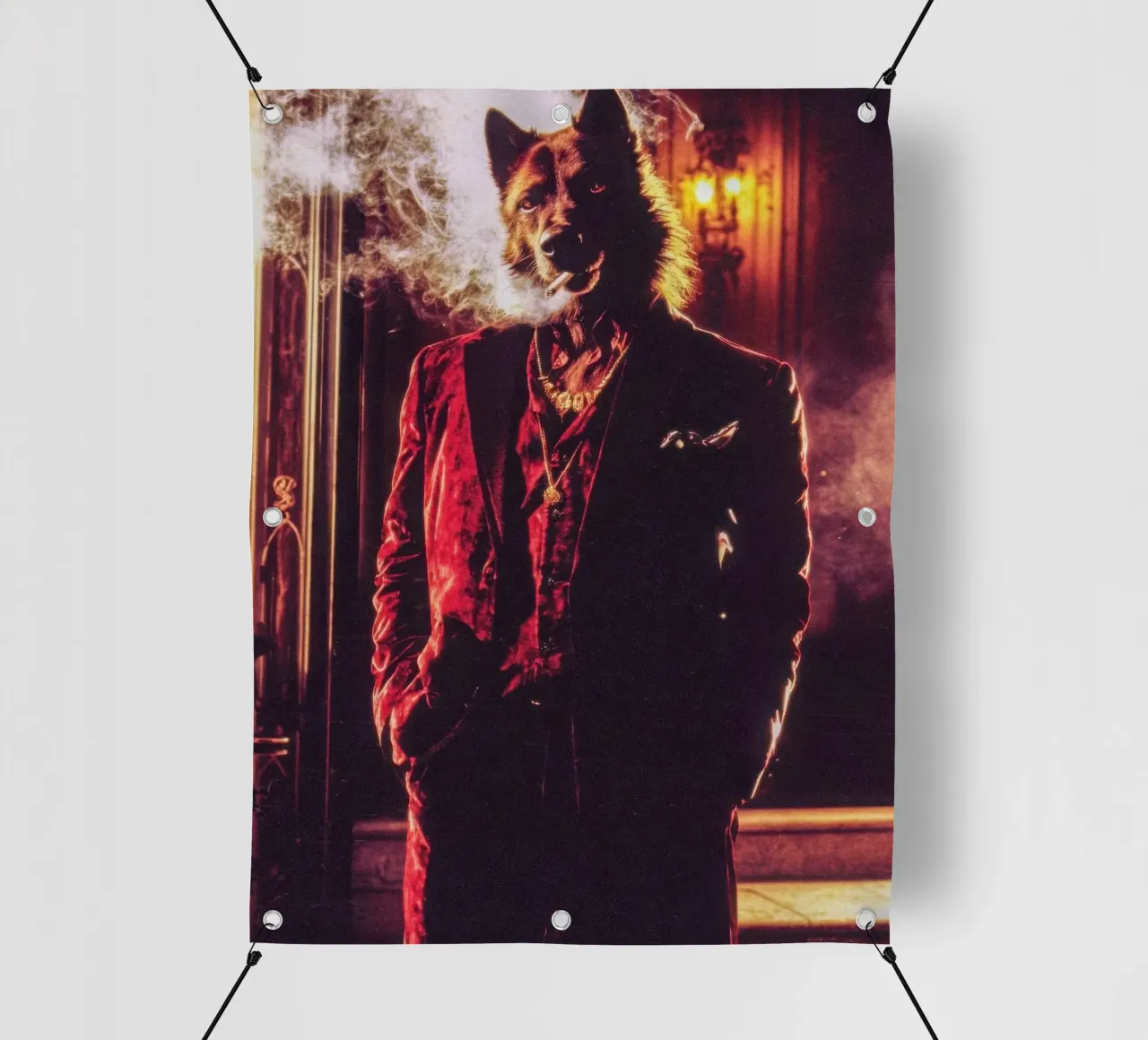 Enzo telo in pvc da Affiches Chien Originales – Dogland
