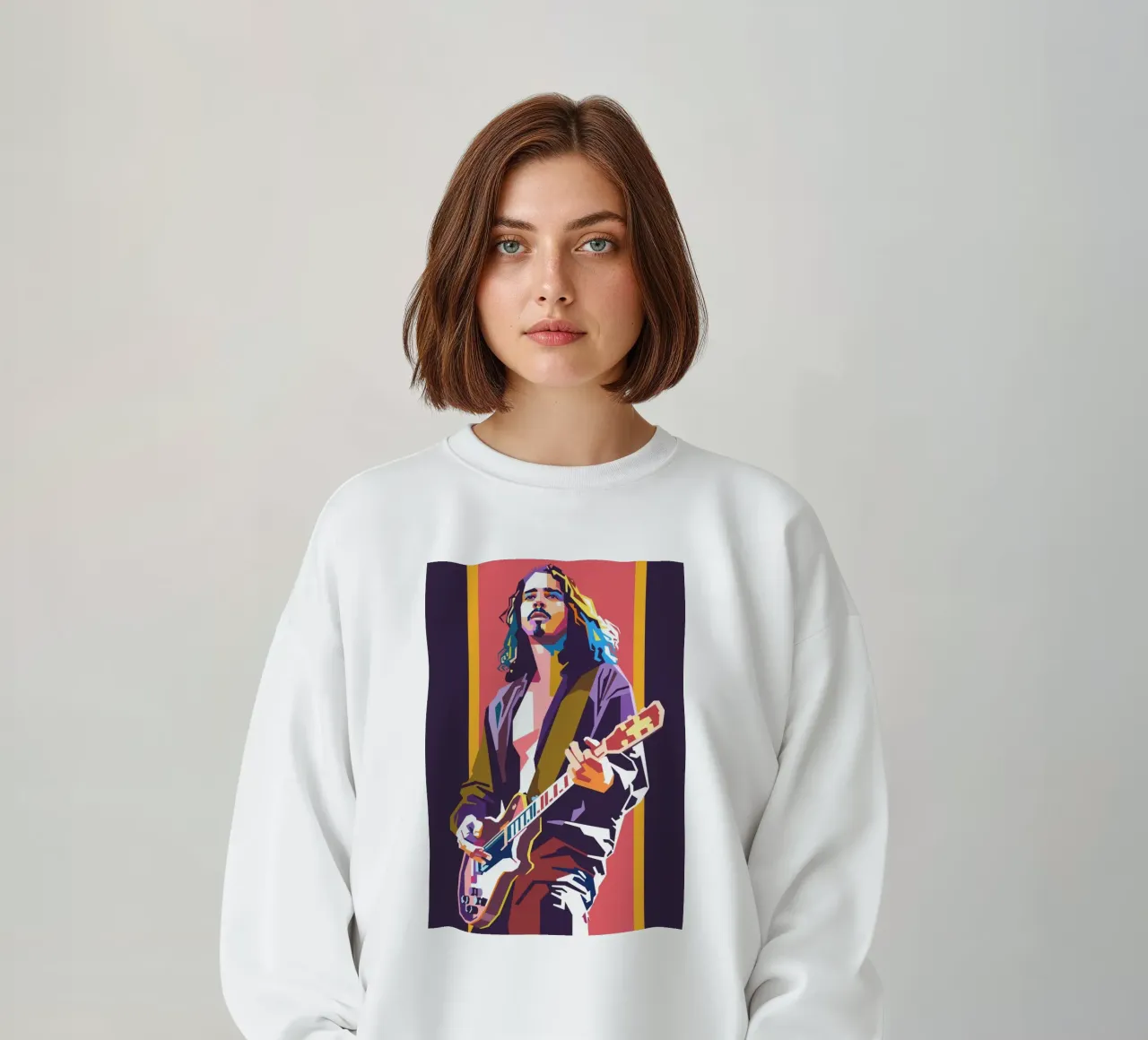 Chris Cornell WPAP art style sweatshirt by Hantamrata