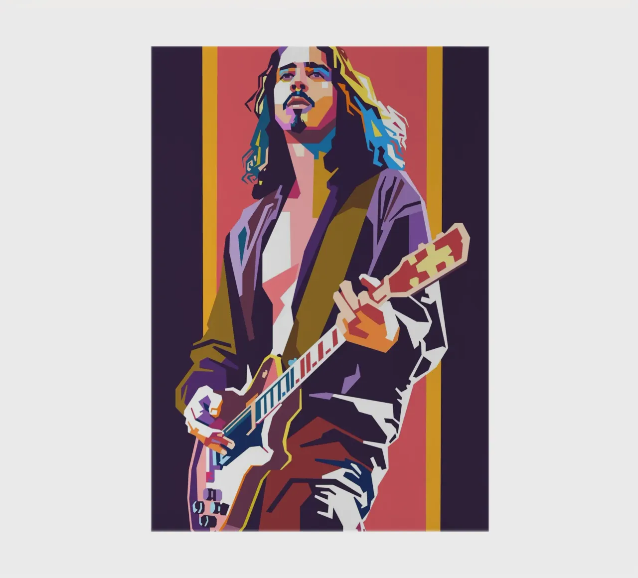 Chris Cornell WPAP art style carnet de notes de Hantamrata