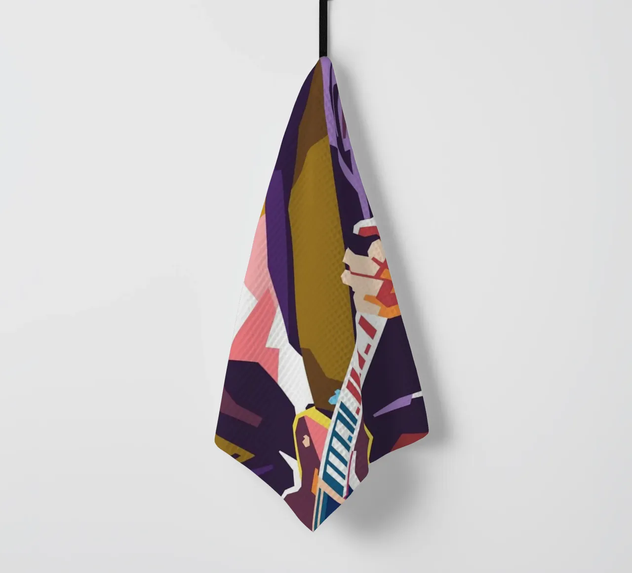 Chris Cornell WPAP art style tea towel by Hantamrata