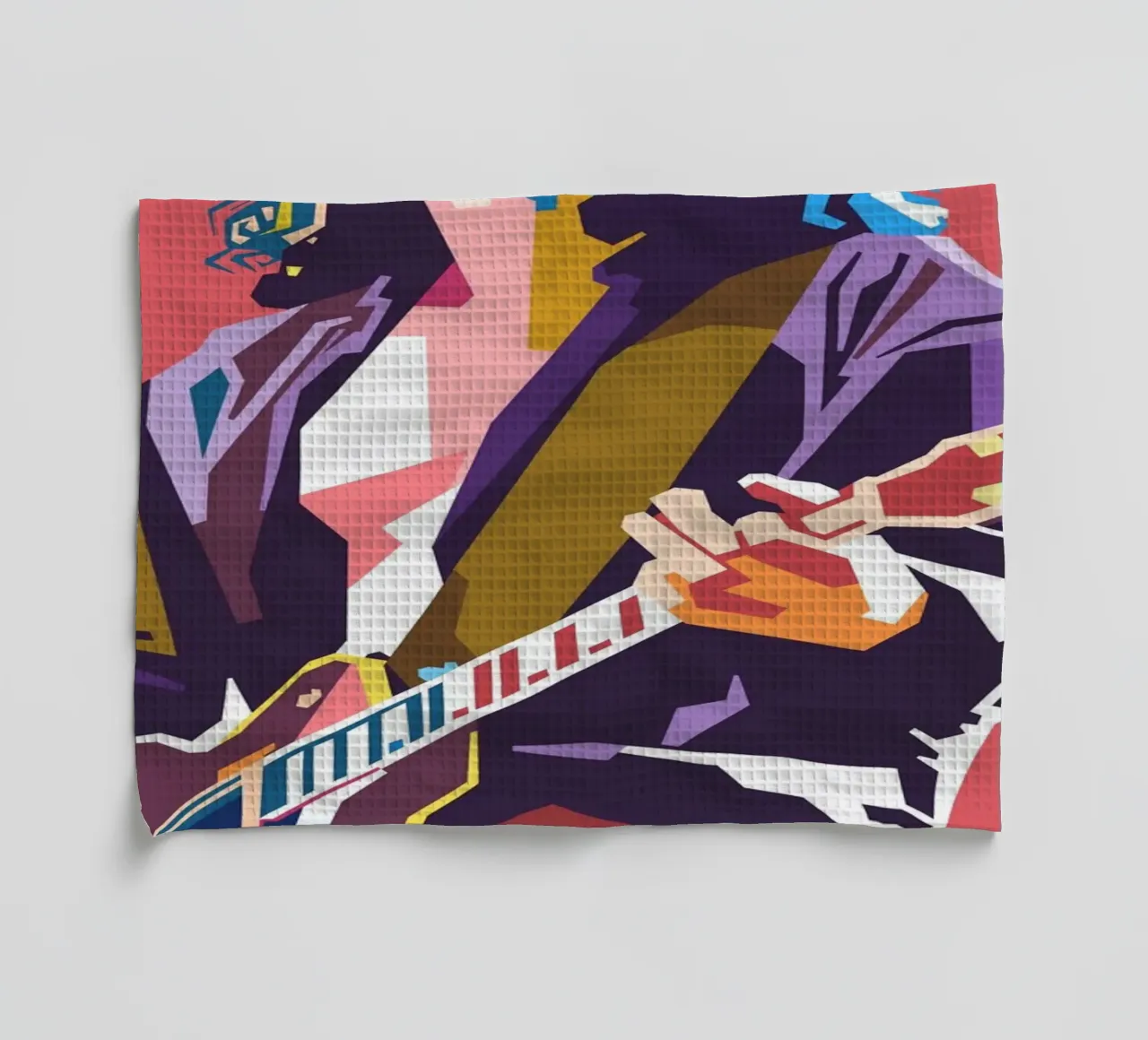Chris Cornell WPAP art style tea towel by Hantamrata