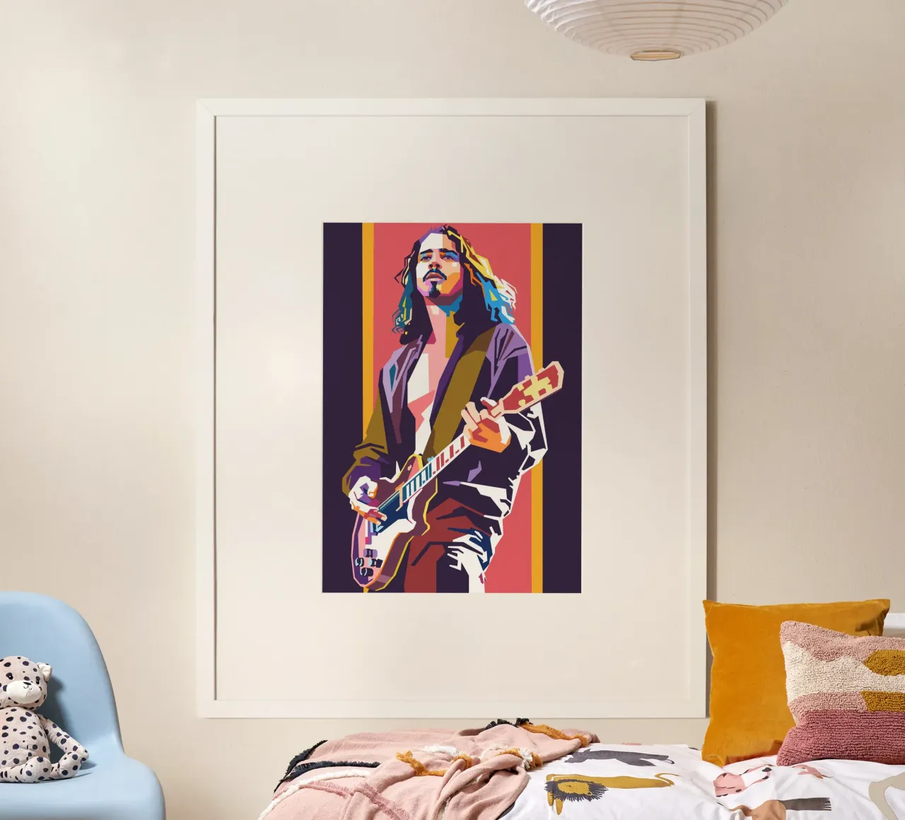 Chris Cornell stile artistico WPAP carta hahnemühle da Hantamrata